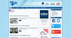 Desktop Screenshot of ligauniversitaria.org.uy